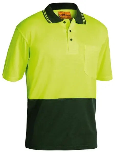 Bisley Workwear Hi-vis Short Sleeve Polo Shirt BK1234 - Allsorts Workwear