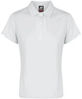 Aussie Pacific Ladies Morris Polo Shirt 2317  Aussie Pacific LIGHT GREY/WHITE 6 