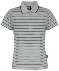 Aussie Pacific Vaucluse Lady Polos 2324  Aussie Pacific SILVER/BLACK 6 