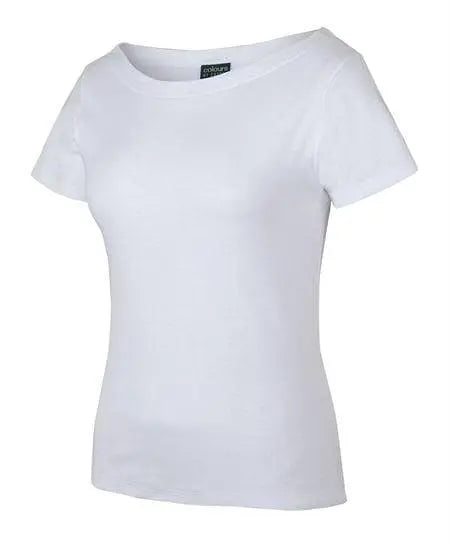 C Of C  Ladies S/S Boat Neck Tee 1BTS - Allsorts Workwear