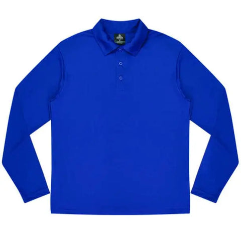 Aussie Pacific Botany Kids Long Sleeve Polo Shirt 3316 Casual Wear Aussie Pacific Royal 4 