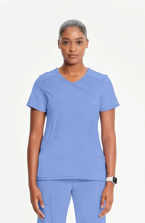 Cherokee Infinity Women's Mock Wrap Scrub Top 2625A  Simply Scrubs Australia