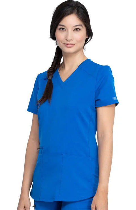 Dickies Balance Women's Knitted Panel Scrub Top DK875  Simply Scrubs Australia