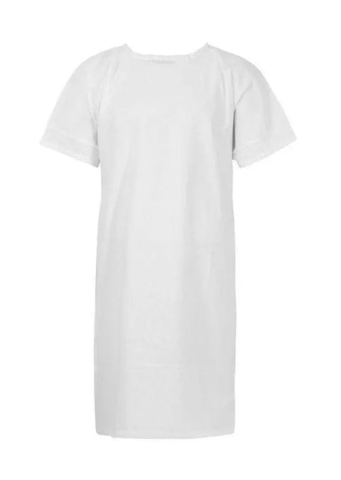 NCC Apparel Hospital Patient Gown Short Sleeve M81808 x50 - Simply Scrubs Australia