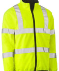 Bisley Workwear Taped Hi Vis Reversible Puffer Jacket BJ6350HT - Allsorts Workwear
