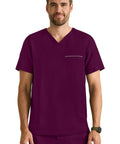 Healing Hands Purple Label Spencer Men's Scrub Top 2381  Simply Scrubs Australia