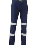 Bisley Taped Biomotion Stretch Cotton Drill Work Pants BP6008T - Allsorts Workwear