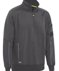 Bisley Work Fleece 1/4 Zip Pullover With Sherpa Lining BK6924 - Allsorts Workwear