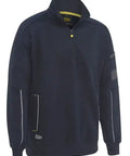 Bisley Work Fleece 1/4 Zip Pullover With Sherpa Lining BK6924 - Allsorts Workwear