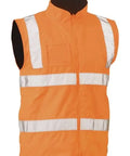 Bisley Taped Hi Vis Rail Wet Weather Vest BV0364T - Allsorts Workwear