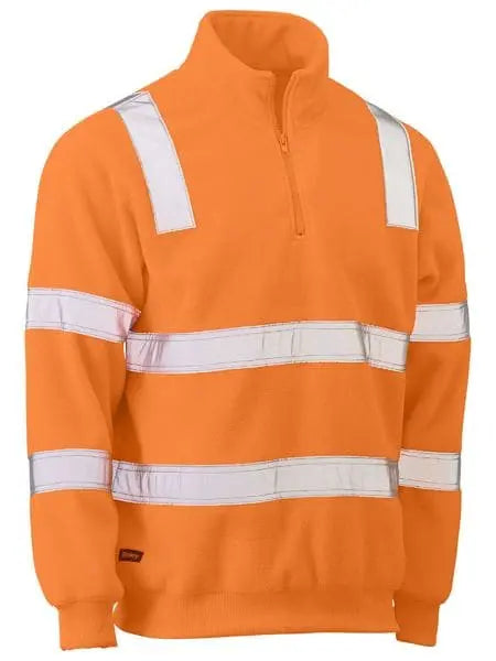 Bisley Taped Hi Vis Vic Rail Polar Fleece Jumper BK6816T - Allsorts Workwear