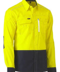 Bisley Flx & Move™ Two Tone Hi Vis Utility Shirt BS6177 Metro Workwear.
