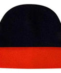 Headwear Acrylic Beanie Hi-vis Turn-up X12 - 3027 - Flash Uniforms 