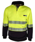 Hivis 1/2 Zip Fr  Hrc2 D/n Jumper - 3424 Metro Workwear.