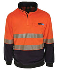 Hivis 1/2 Zip Fr  Hrc2 D/n Jumper - 3424 Metro Workwear.