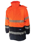 Hivis Fr & Hrc2 D/n Rain Jacket - 3467 Metro Workwear.
