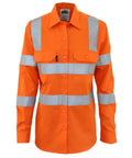 Ladies Hivis L/w Cotton Vic Rail Csr Shirt - 3742 - Allsorts Workwear