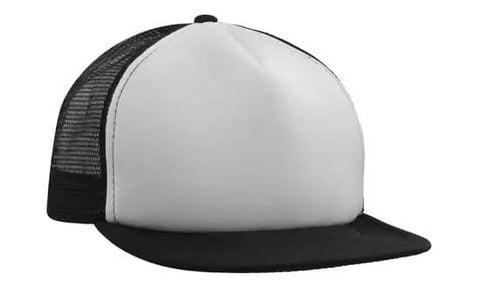 Headwear Mesh Back Cap W/flat Peak X12 - 3806 - Allsorts Workwear