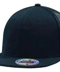Headwear Mesh Back Cap W/flat Peak X12 - 3816 Cap Headwear Professionals Black One Size 