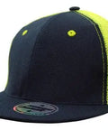 Headwear Hi-viz Mesh Back Flat Peak Cap X12 - 3818 - Allsorts Workwear