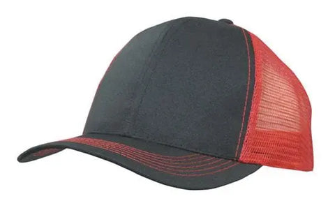 Headwear Mesh Back Breathable P/twill 3819 Caps X12 - 3819 - Allsorts Workwear