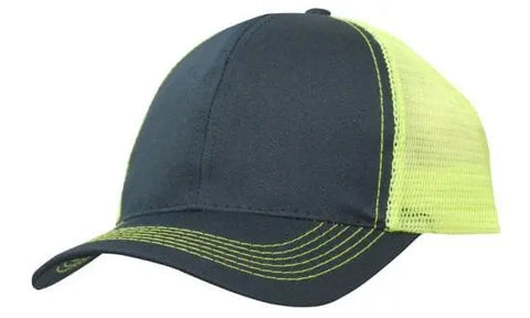 Headwear Mesh Back Breathable P/twill 3819 Caps X12 - 3819 - Allsorts Workwear