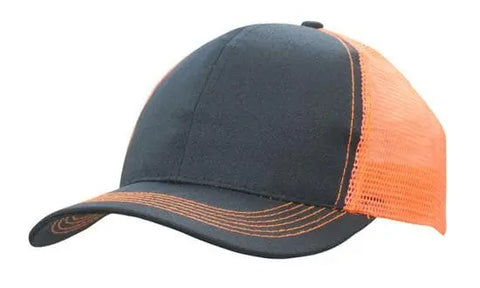 Headwear Mesh Back Breathable P/twill 3819 Caps X12 - 3819 - Allsorts Workwear