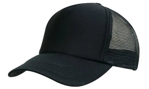 Headwear Kids Mesh Back B/ball Cap X12 - 3822 - Allsorts Workwear