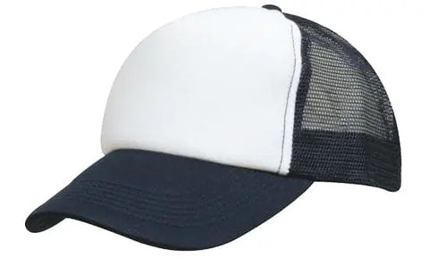 Headwear Kids Mesh Back B/ball Cap X12 - 3822 - Allsorts Workwear