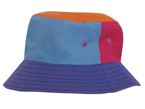 Headwear Multi Colour Breathable P/t Bucket Hat  X12 - 3941 - Allsorts Workwear