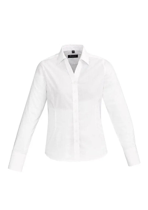 Biz Corporates Hudson Womens Long Sleeve Shirt 40310 - Flash Uniforms 