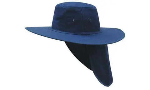 Wide Brim Hat with Neck Flap 4055 - Flash Uniforms 