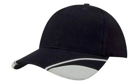 Headwear Cap W/peak Mesh Inserts X12 - 4058 - Allsorts Workwear