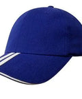 Headwear Bhc 2 Stripe Peak & Sandwich Cap X12 - 4074 - Allsorts Workwear
