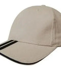 Headwear Bhc 2 Stripe Peak & Sandwich Cap X12 - 4074 - Allsorts Workwear