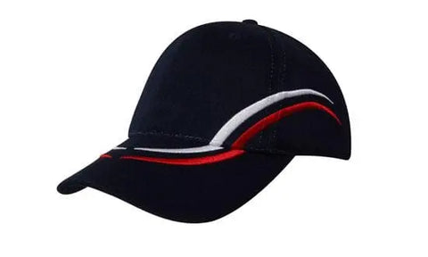 Headwear Emb Lines On Crown & Peak Cap X12 - 4075 - Allsorts Workwear