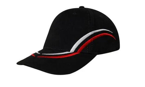 Headwear Emb Lines On Crown & Peak Cap X12 - 4075 - Allsorts Workwear