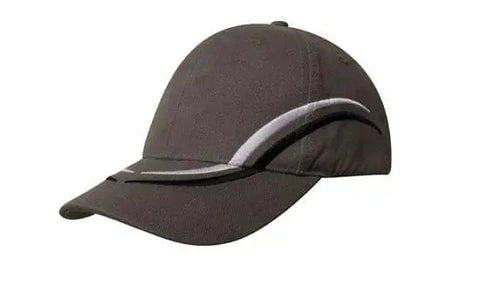Headwear Emb Lines On Crown & Peak Cap X12 - 4075 - Allsorts Workwear