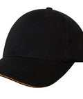 Headwear Chino Twill Cap W/sandwcih  X12 - 4080 - Allsorts Workwear