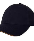Headwear Chino Twill Cap W/sandwcih  X12 - 4080 - Allsorts Workwear