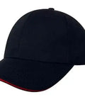 Headwear Chino Twill Cap W/sandwcih  X12 - 4080 - Allsorts Workwear