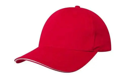 Headwear Chino Twill Cap W/sandwcih  X12 - 4080 - Allsorts Workwear