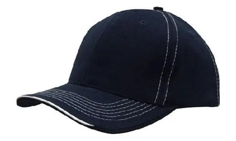 Headwear Cap With Contrast Sts & Sandwich X12 - 4097 - Allsorts Workwear