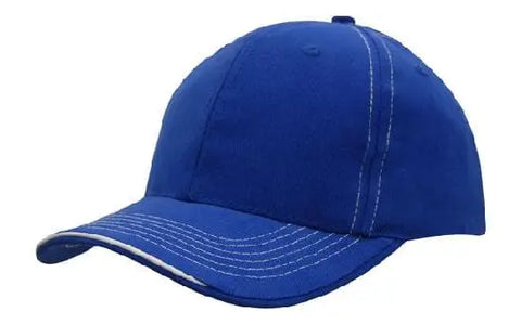 Headwear Cap With Contrast Sts & Sandwich X12 - 4097 - Allsorts Workwear