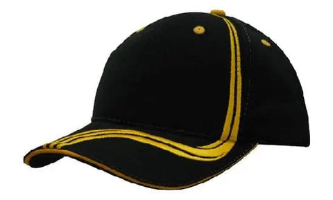 Headwear Cap With Sandwich & Emb Lines X12 - 4099 - Allsorts Workwear