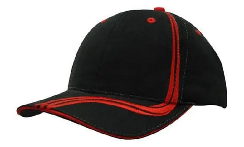 Headwear Cap With Sandwich & Emb Lines X12 - 4099 - Allsorts Workwear