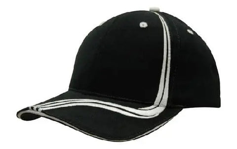 Headwear Cap With Sandwich & Emb Lines X12 - 4099 - Allsorts Workwear
