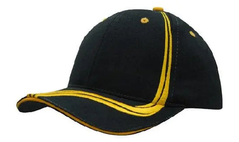 Headwear Cap With Sandwich & Emb Lines X12 - 4099 - Allsorts Workwear