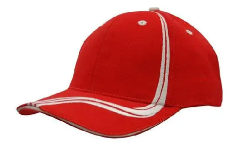 Headwear Cap With Sandwich & Emb Lines X12 - 4099 - Allsorts Workwear