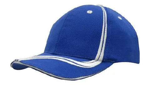 Headwear Cap With Sandwich & Emb Lines X12 - 4099 - Allsorts Workwear